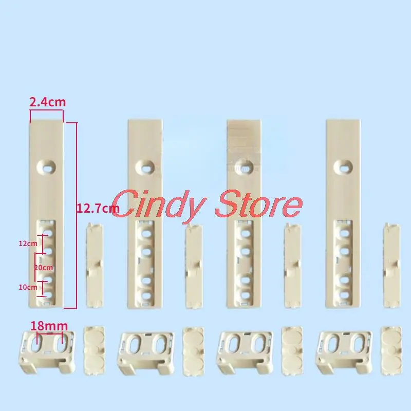 Zintegrowany zestaw do mocowania wspornika montażowego z tworzywa sztucznego do lodówki i zamrażarki zestaw drzwi lodówki prowadnicy złącza