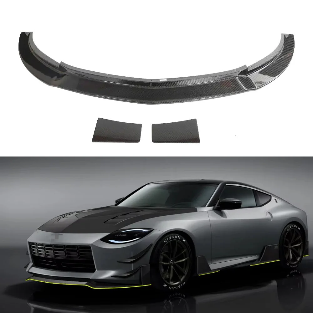 

Dry Carbon Fiber Front Bumper Lip Front Lip Splitter for Nissan Z RZ34 400Z