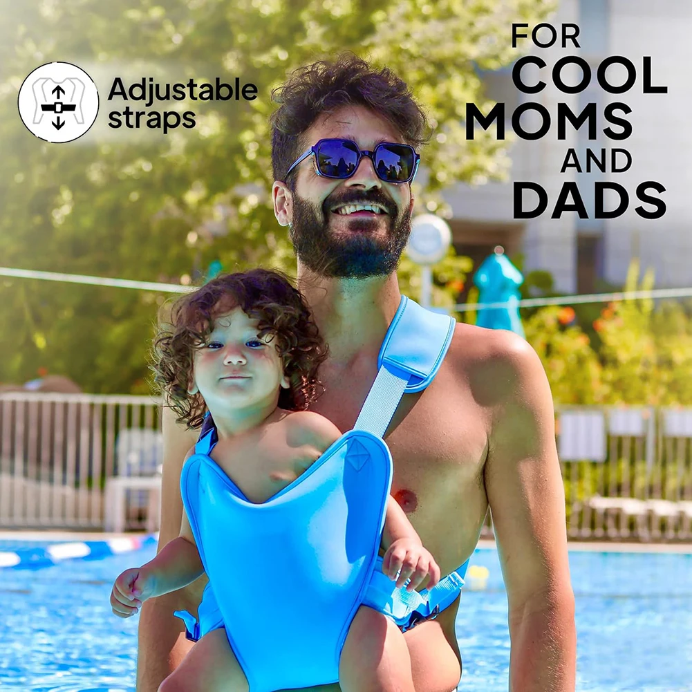 

Innovative Carrier Lightweight Infant Chest Holder Use Both in Water & Land Infant Baby Hip Seat Carrier for Shopping Travelling