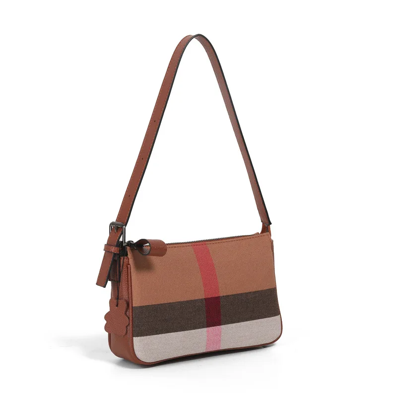 High End Feeling for Plaid Small Bags, Women's Handbags, Mobile Phone Bags, Versatile Single Shoulder Crossbody Bags