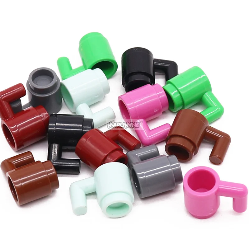 Marumine MOC 3899 33054 Mini Utensil Coffee Cup Building Block Parts Model 200PCS Kitchen Mug Container Toy Bricks Accessories