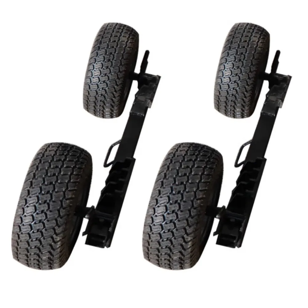 High-speed Large Auxiliary Wheels for Barricade Rescue Trailer Complete Set