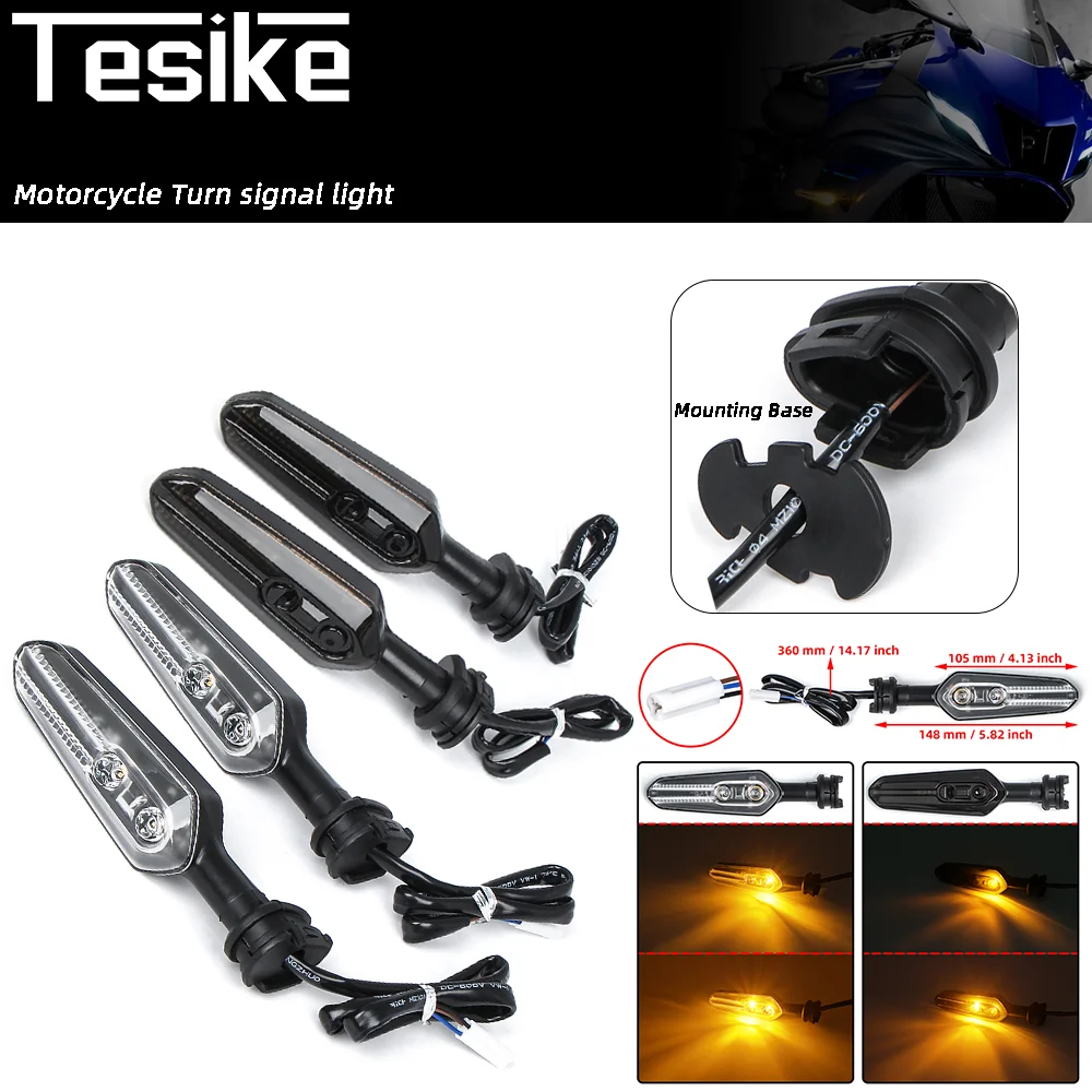 

LED Turn Signal Indicator Light For YAMAHA YZF R7 2022-2026 Motorcycle Blinker Front Turn Indicator Lamp Flasher Blinker Lamp