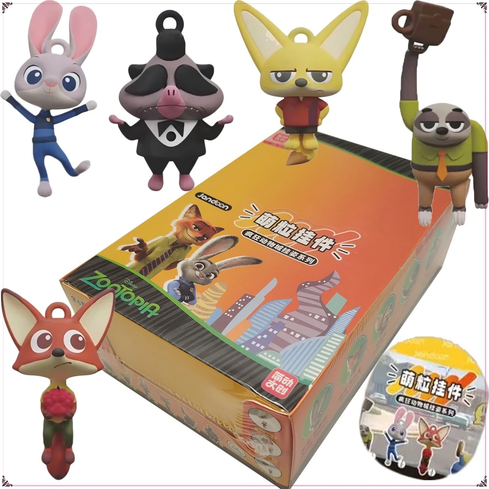 الأصلي JANDOON Zootopia صندوق أعمى صغير الكرتون موضة الاتجاه رائعة نموذج اللعب اكسسوارات الديكور هدايا هوايات الاطفال