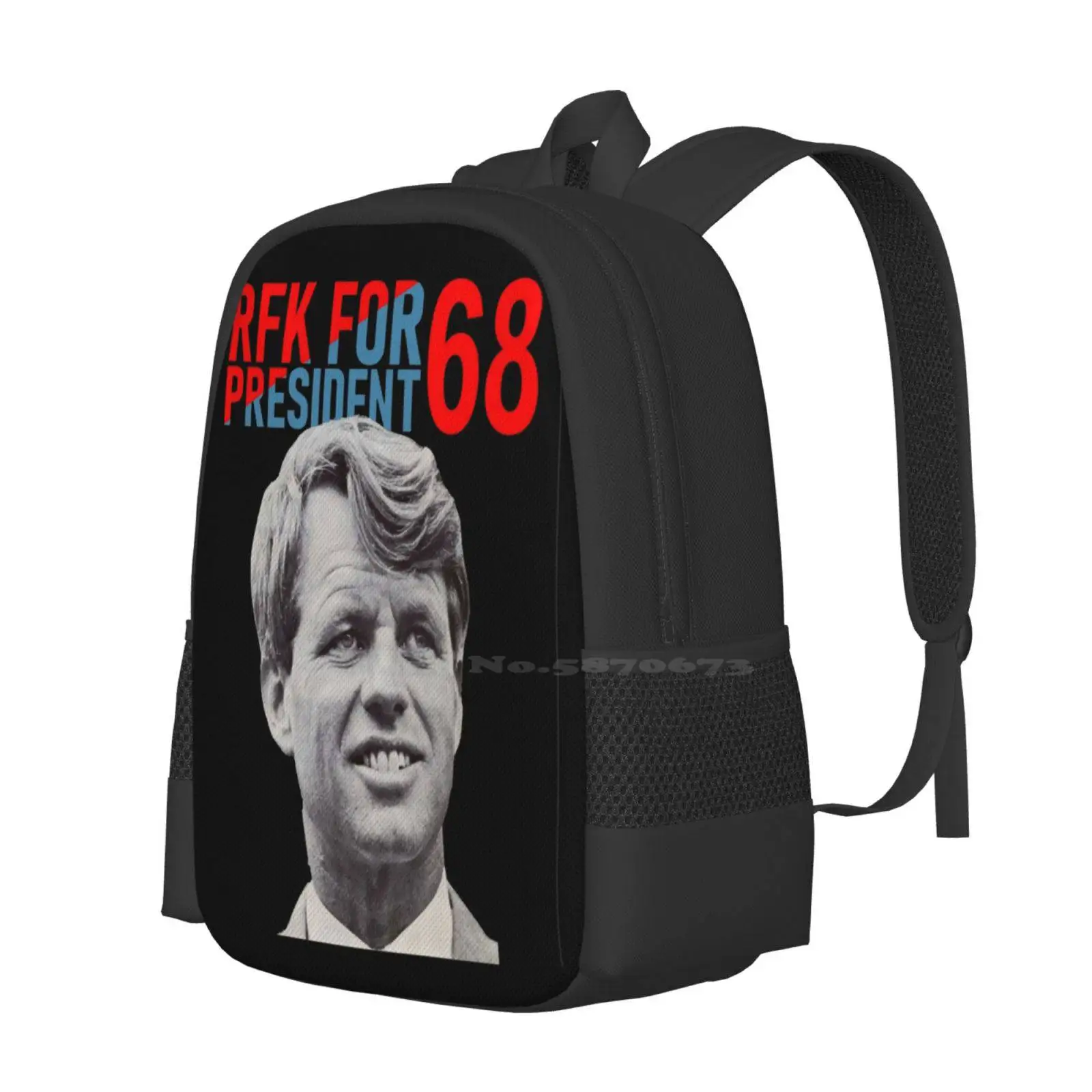 President 1968 Rfk Hot Sale Schoolbag Backpack Fashion Bags Robert S Kennedy Robert F Kennedy Missing Bobby Kennedy Iii Robert