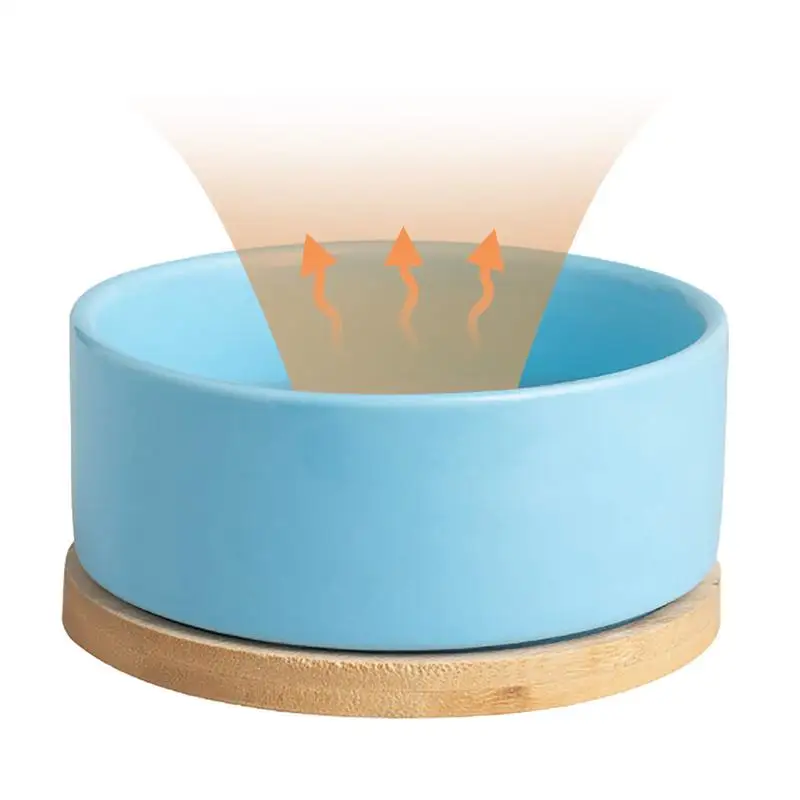 

Heated Water Feeder Leak-proof Heated Thermal Water Bowl For Pet Dogs Outdoor Heated Cat Bowls Self-Heating Dog Water Bowl For