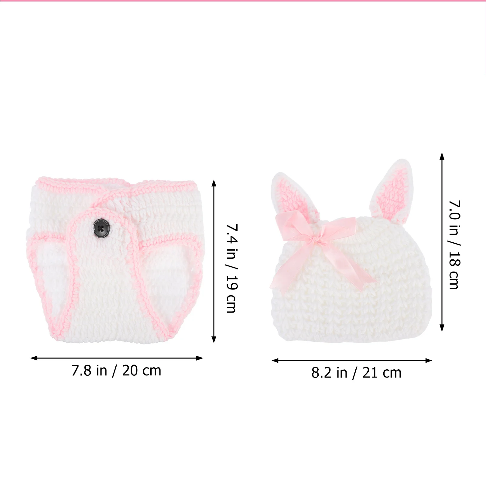 

1 комплект, наряд кролика для фотосъемки новорожденных, вязаная крючком шапка, штаны, реквизит для фотосессии, костюм для младенцев, наряд для фотосъемки новорожденных