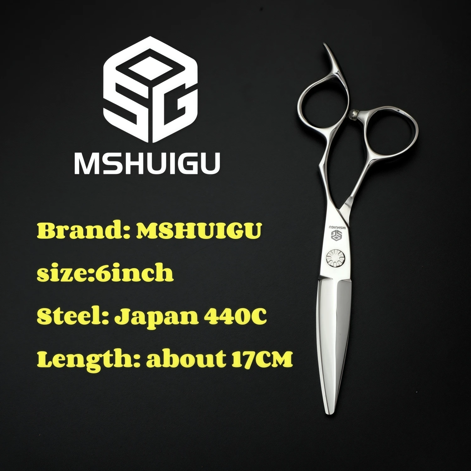 Professional Hairdresser Texture Scissors Japanese 440C Steel 6 Inches Sliding Curved Scissors Single and Double Edged