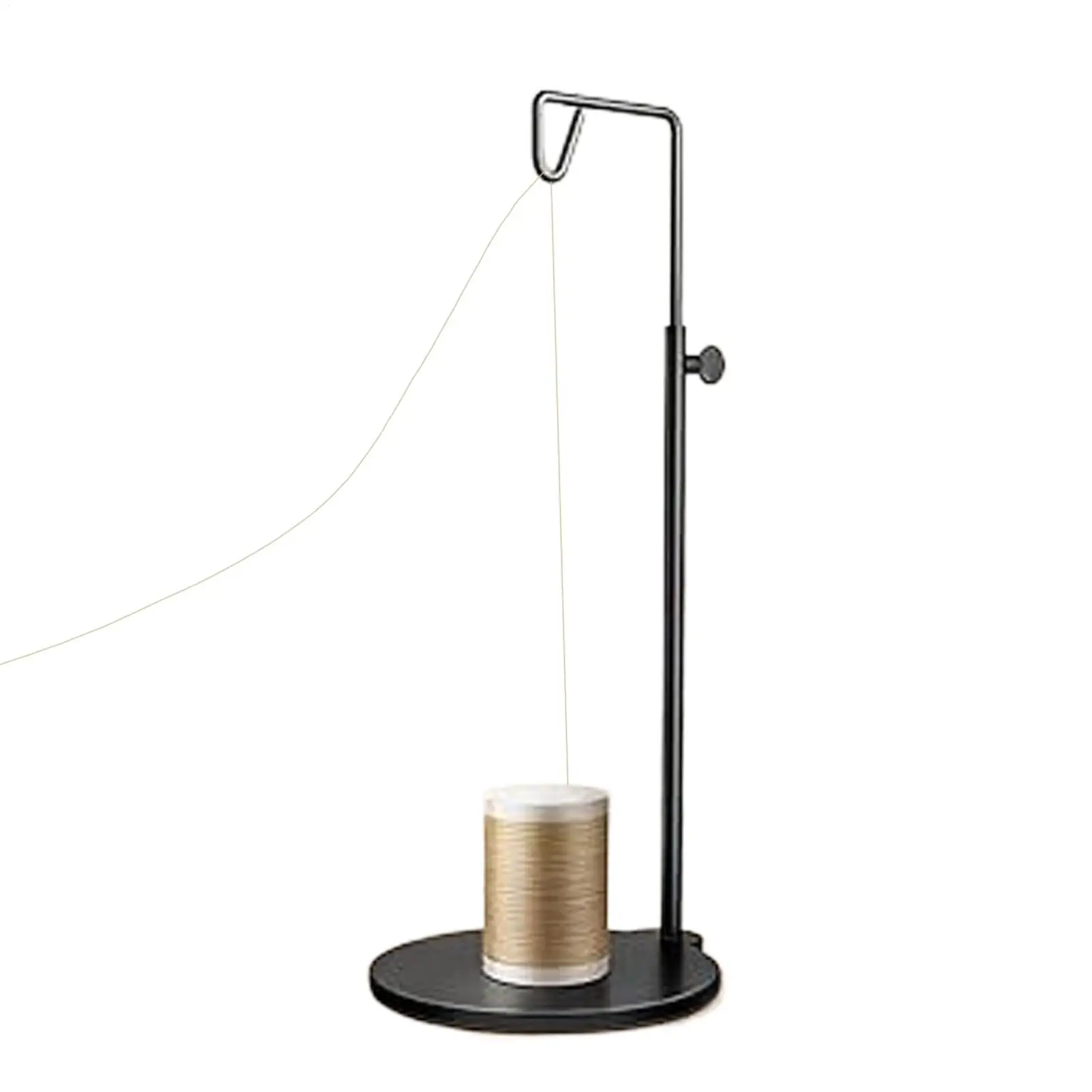 Iron Cone Thread Holder Adjustable Serger Storage Stand Single Center Pin Thread Holder For Embroidery Quilting Sewing