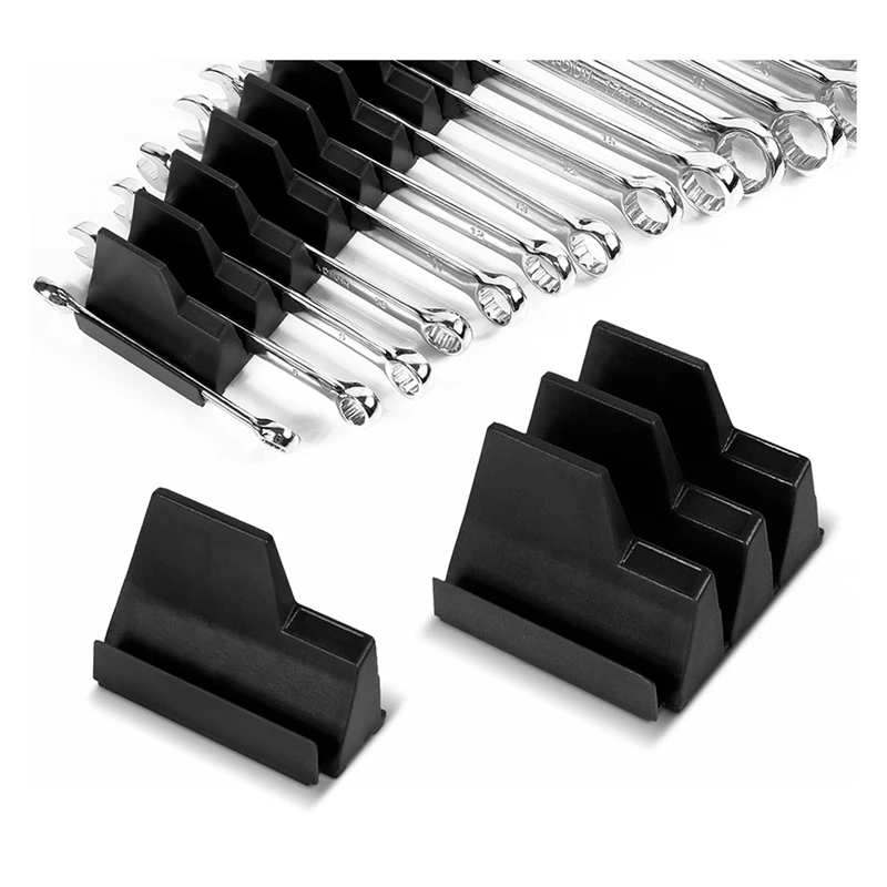 Organizador de llaves magnéticas TOP 40X para caja de herramientas, adecuado para 20 llaves, organizador de llaves es perfecto para garaje A