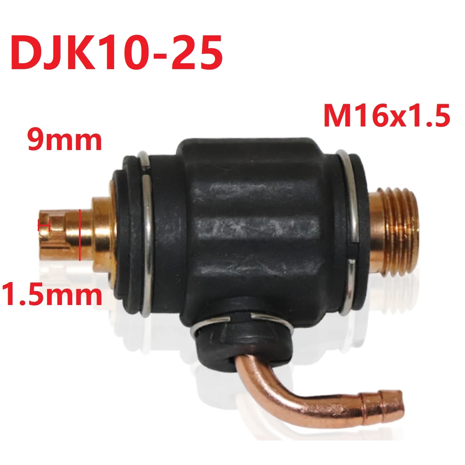 DJK10-25 DJK35-50 DJK 10-25 35-50 M16 M16x1.5mm Dinse Connector Water Gas Adapter Converter TIG Welding Torch Welder Part