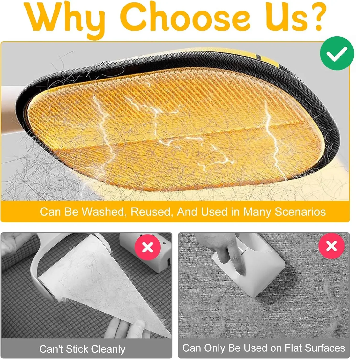 فرشاة إزالة شعر الحيوانات الأليفة هريرة مزيل الشعر قفازات فرشاة إزالة الشعر قفاز للكلاب القط على الوجهين الفراء تنظيف الشعر للسجاد #4