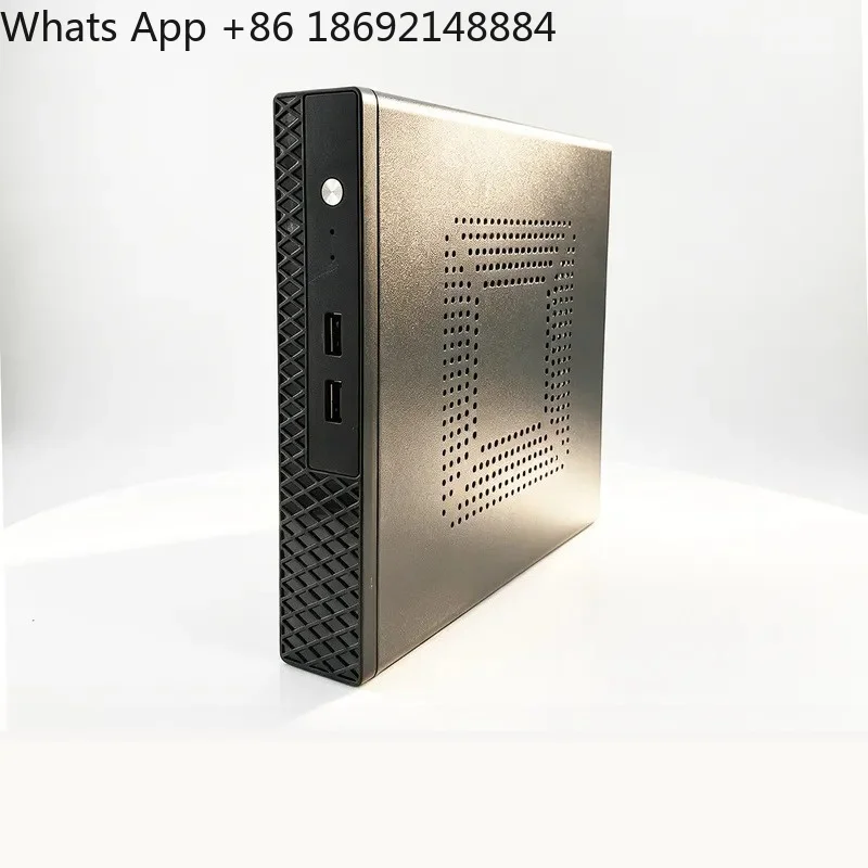 Mini-ITX Desktop Chassis for GT-01B 2 USB Industrial Control Office HTPC Wall Mount Small Mini Computer Case