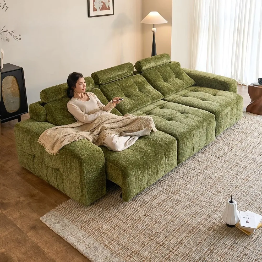 Intelligent Integrated Dual-purpose Multi-functional Medieval Style Foldable Living Room Sofa Set Wooden