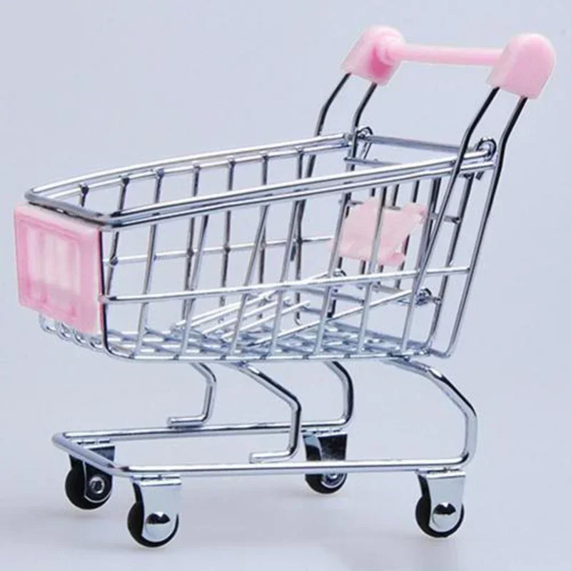 Neue Mini-Einkaufswagen Kreative Handwagen Kinder Handwerk Spielzeug Utility Warenkorb Handwerk Display Lagerung Spielzeug Halter Geschenke Für Kinder – Detail 8