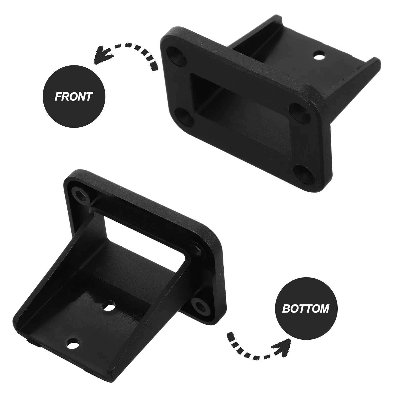 Battery Quick Disconnect Connector Flush Mount Bracket Panel Cover Battery Connector Flush Mount Plate for Caravans Motorhomes