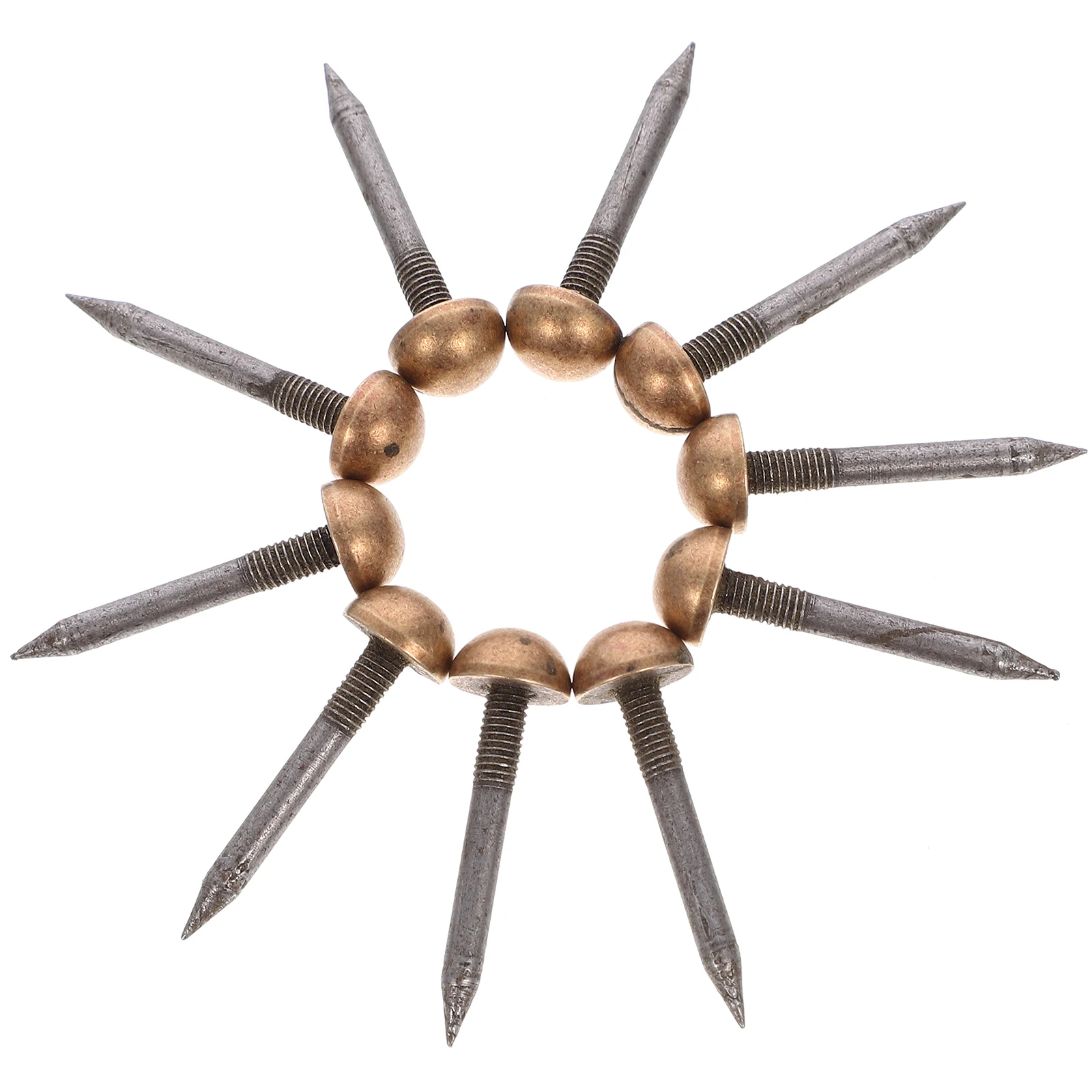 

10pcs Decorative Studs 0 8CM Copper Furniture Nails Tacks Furniture Upholstery Nails DIY Metal Hardware