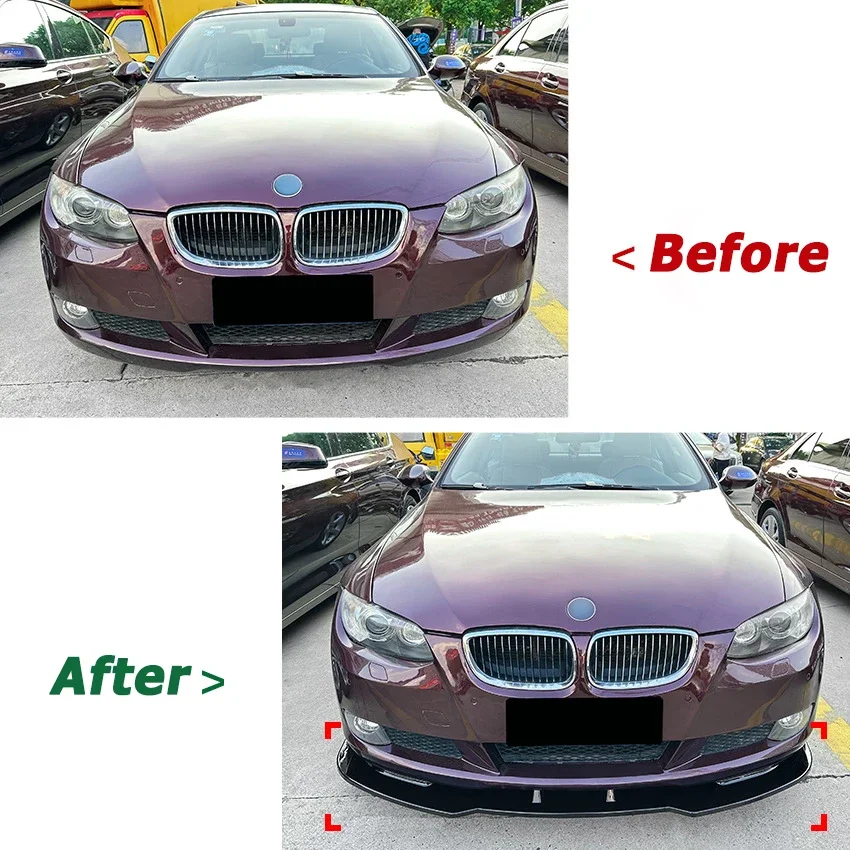 Front Bumper Splitter Lip Spoiler Diffuser ABS Body Kits For Bmw E92 E93 3 Series 320i 330i 320d Cabrio/Coupe Standard 2005-2013