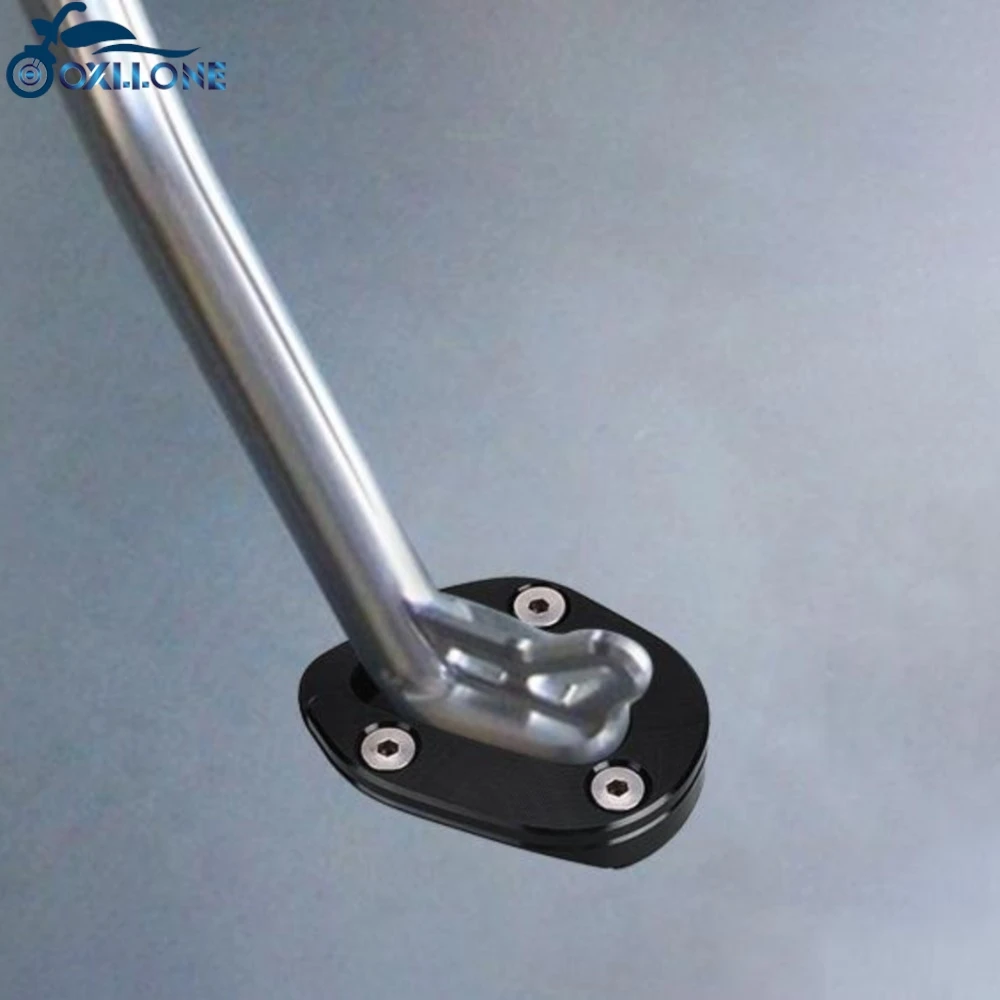 

Motorcycle accessories Side Stand Enlarger Kickstand Enlarge Plate Pad For MV Agusta Brutale 800RR F41000R F4 RC Superveloce 800