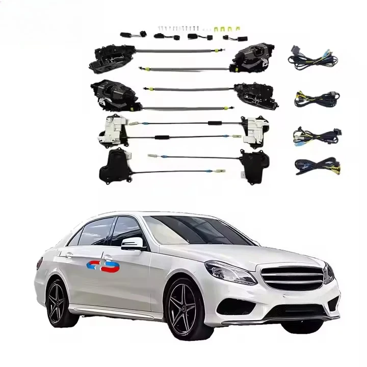 Automatic Liush Power Lock Electric Suction Door System Retrofit Kits forE-Class W212 2010-2016 Car Door Magnet Soft Close