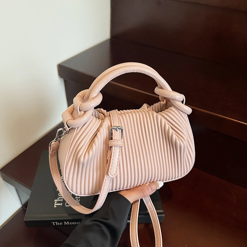 

PU Hasp Solid Color Crossbody Bags Sweet Fashion Women's Bags on Sale 2025 Brand Exquisite Versatile Beach Shoulder Bags