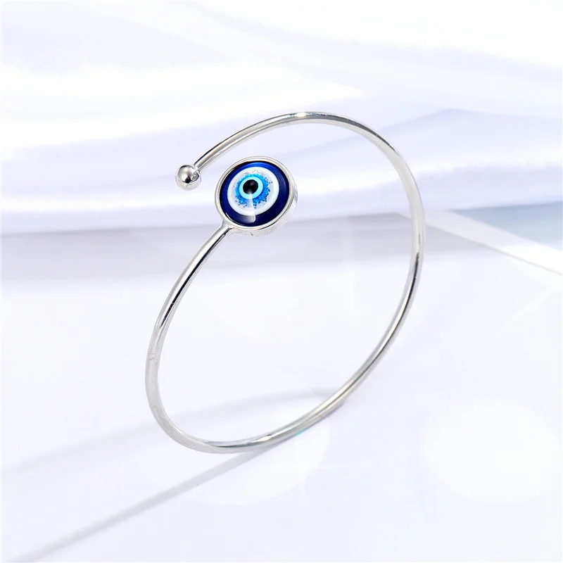 Boho Evil Eye Handmade Bracelet Bangle Turkish Lucky Blue Eye Trendy Bracelets Couples adjustable Wrist Jewelry Gift