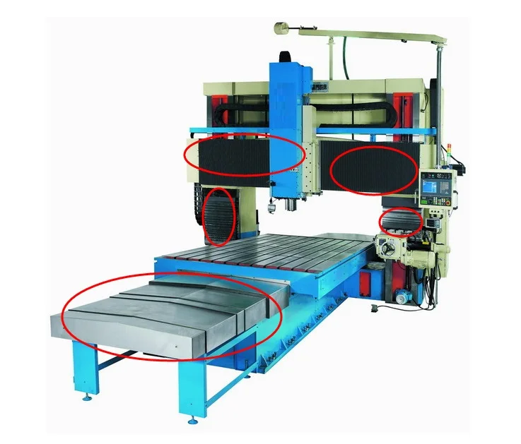 Custom made big size CNC flexible Bellow Covers