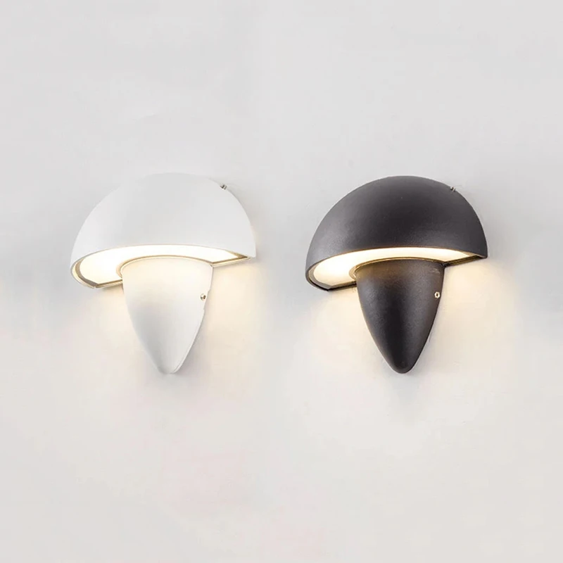 LED Wall Light Outdoor Waterproof Corridor Corridor Wall Lamp Villa Hotel Balcony Terrace Mushroom Outdoor Rainproof Lighting