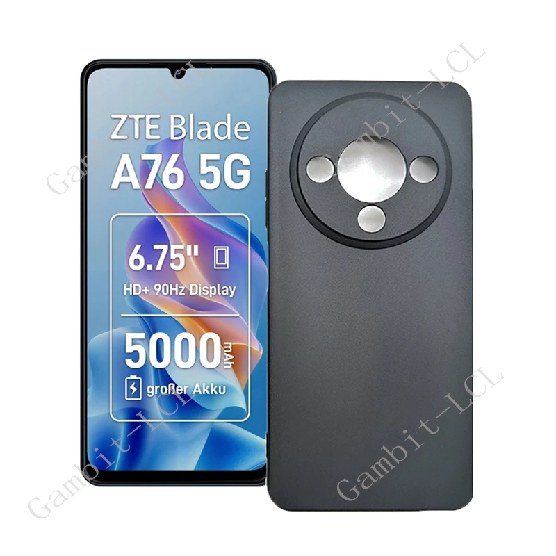 Custodia anticaduta per ZTE Blade A76 5G 2025 BladeA76 6.75 "TPU morbido Cover posteriore antiurto originale SU ZteBladeA76