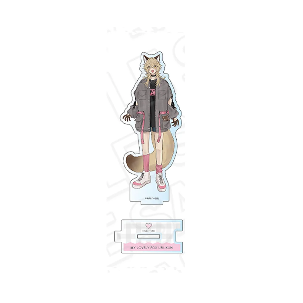 Kitsune no Uri-kun Keito Fox 15CM Acrylic Stand Keychain  New Anime Stand Tabletop Ornament Anime Peripheral Present For Fans