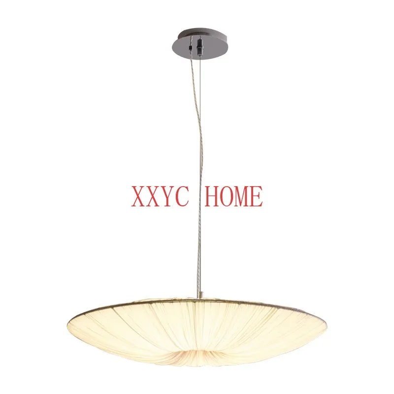 

Современная Минималистичная Скандинавская лампа для спальни, тканевый светильник для столовой и кабинета, лампа для гостиной