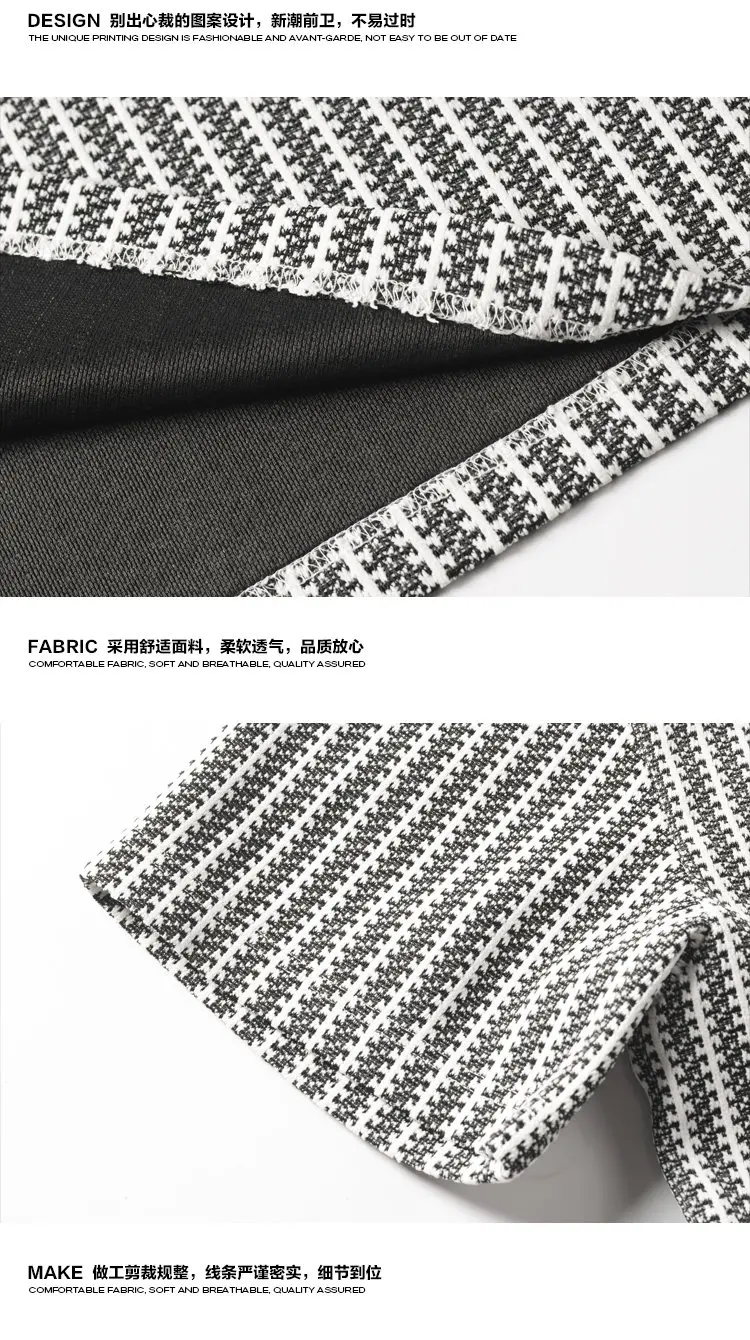 Herren-T-Shirt mit V-Ausschnitt, kurzen Ärmeln, vertikal gestreiftem Jacquard-Stoff, lockerer Passform, atmungsaktiv, lässig, für den Alltag, mit abgerundetem Saum. – Detail 10