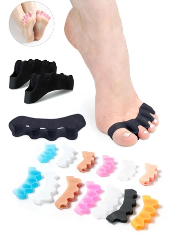 Séparateurs d'orteils, médecin recommandé, douleur correcte des pieds et des oignons, lisseur d'orteils pour fasciite plantaire pour améliorer la mobilité fonctionnelle