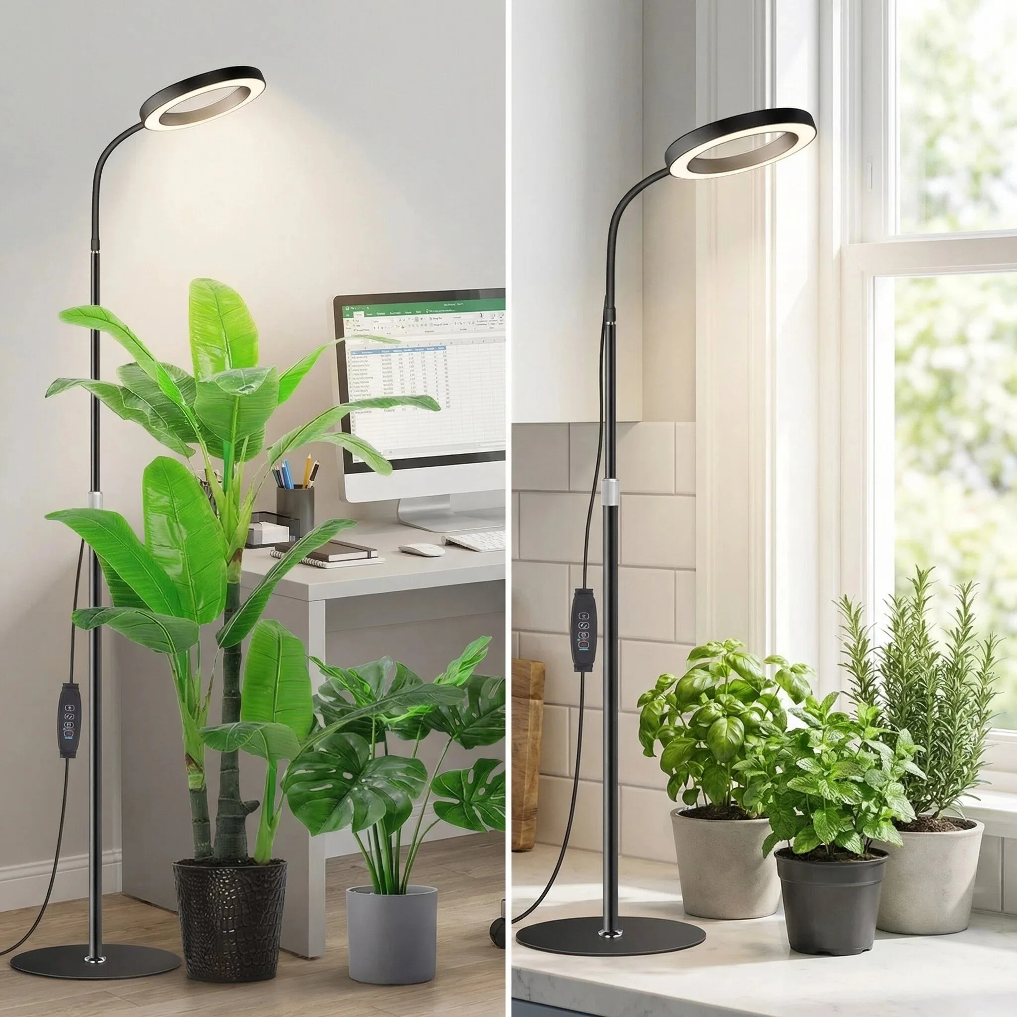 Indoor Plant Growth Lamp, Full - огляд і ціна Plant Grow Light Full Spectrum Clip On