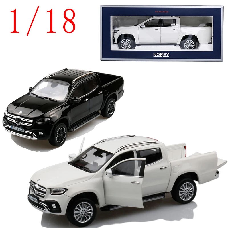 

NOREV Литой под давлением масштаб 1/18 Mercedes Benz, модель автомобиля из сплава Benz X-Class, пикап, игровые транспортные средства, игрушки для мальчиков, оригинальная коробка