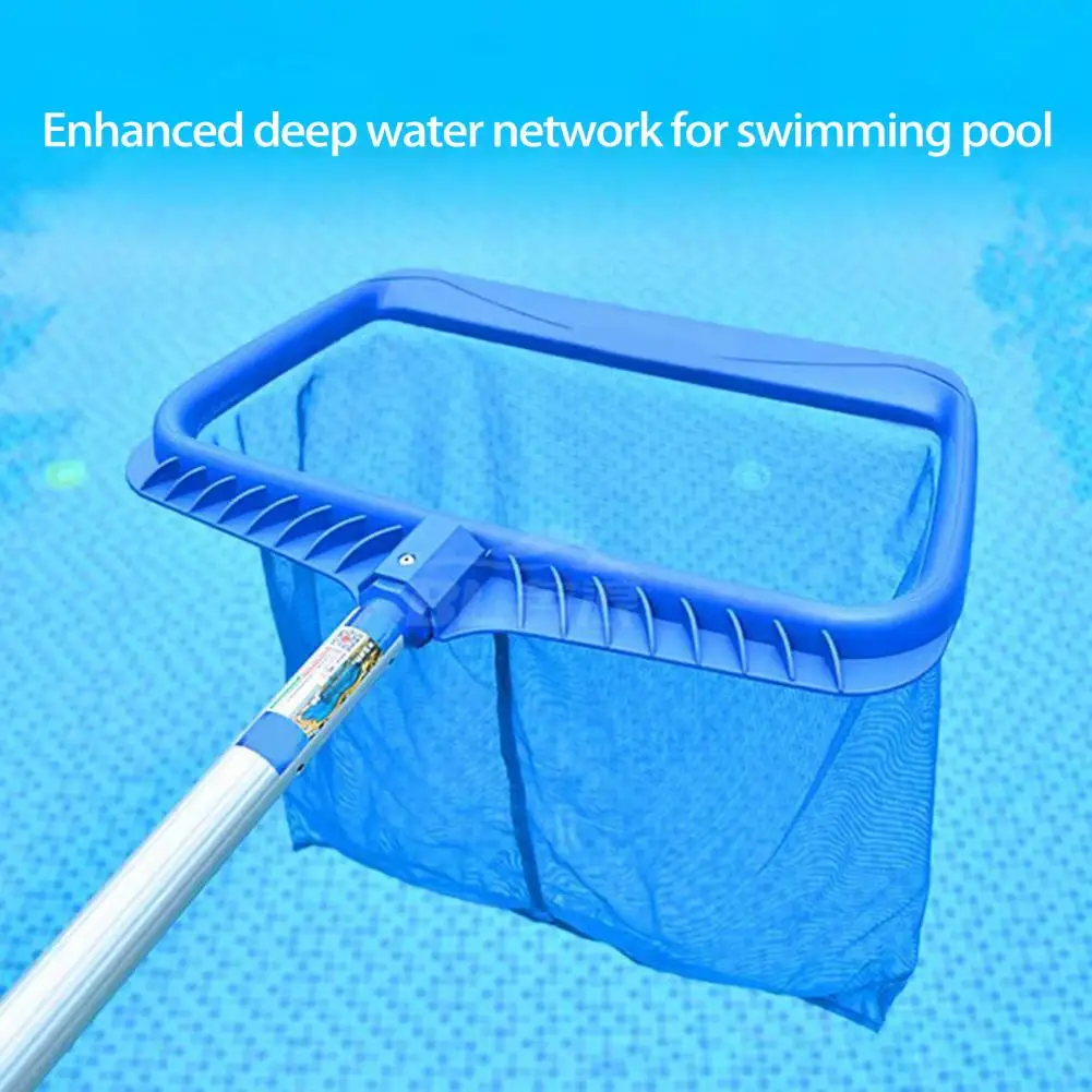 Pool Skimmer Net Larger Capacity Fine Mesh Labor-saving Universal Remove Debris Leaf Skimmer Net Swimming Pool Cleaning