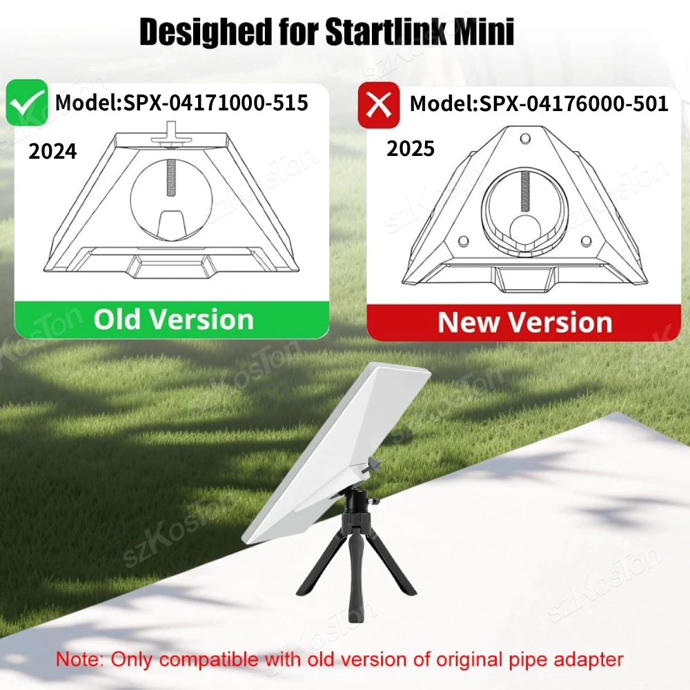 Portable Tripod Mount for Starlink Mini Old Version Adjustable Quick installation Outdoor Traveling Tripod for RV Yacht Camper