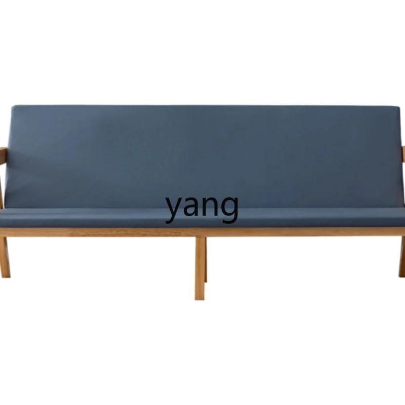 

All Solid Wood Sofa Bed Foldable Dual-Use Living Room Sofa Multi-Functional Household