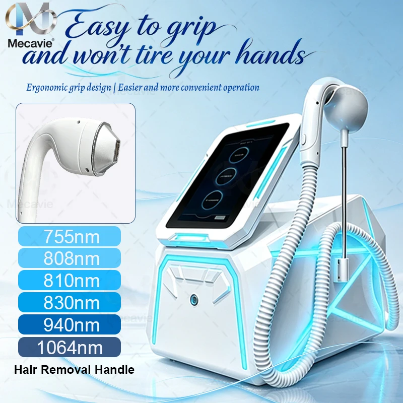 Professional 6000w Soprano Diode Laser Hair Removal 6Waves 810830 940 755 1064 808nm CE Certificate Alexandrite Device Permanent
