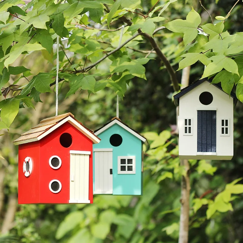 Hawaii series colorful bird house courtyard outdoor bird nest gardening homestay kindergarten environmental creation landscaping