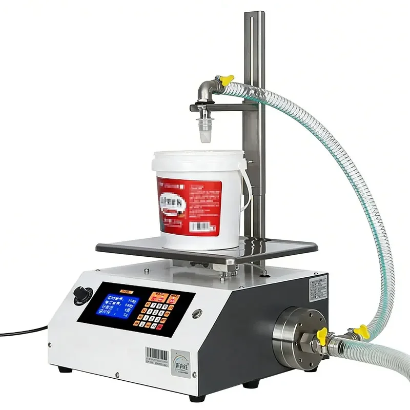 Honey filling machine numerical control quantitative viscous liquid lubricating oil automatic weighing packaging machine