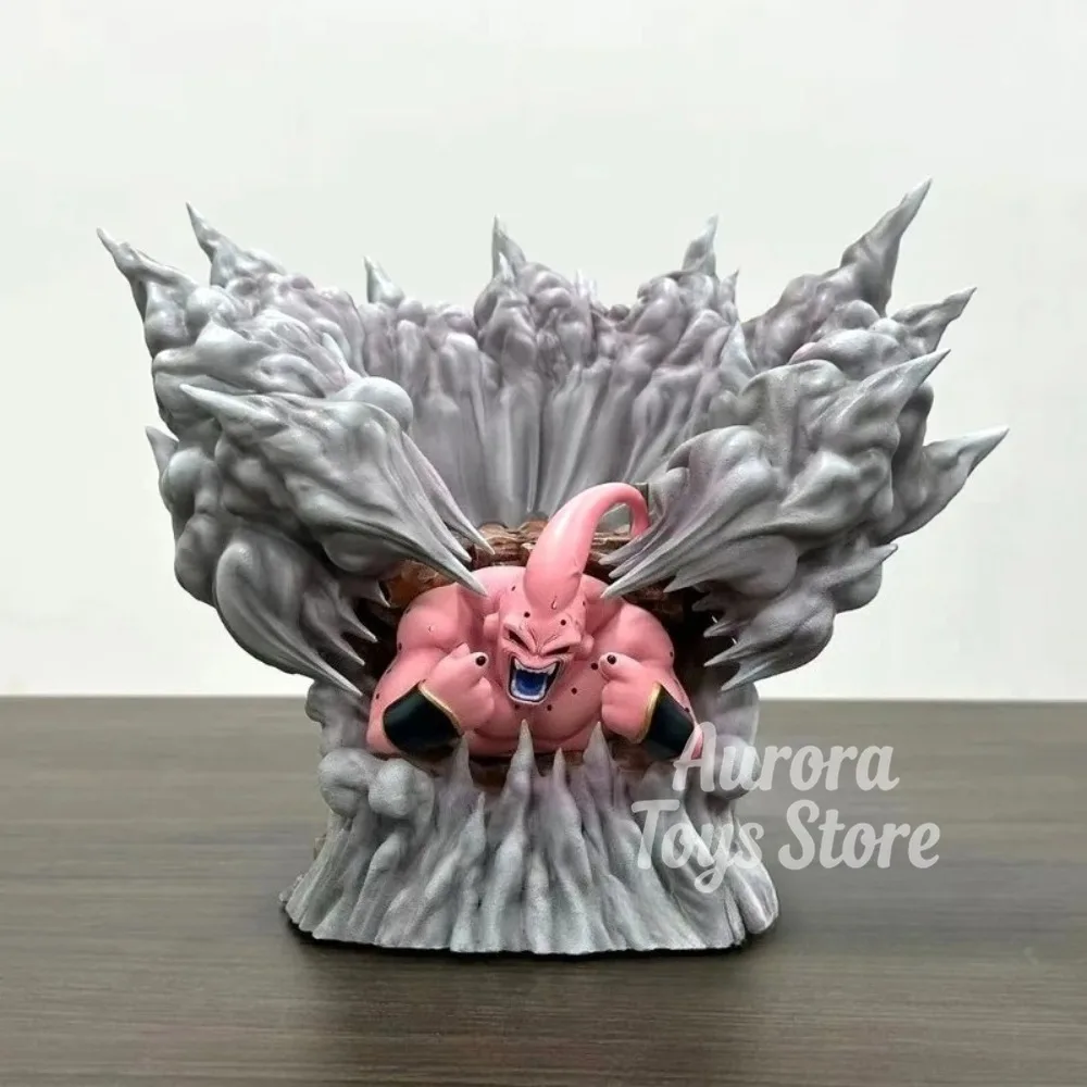 ฟิกเกอร์ดราก้อนบอล Z 32ซม. รูปปั้น Majin Buu รูปปั้นพีวีซีของขวัญโมเดลของเล่นสะสม