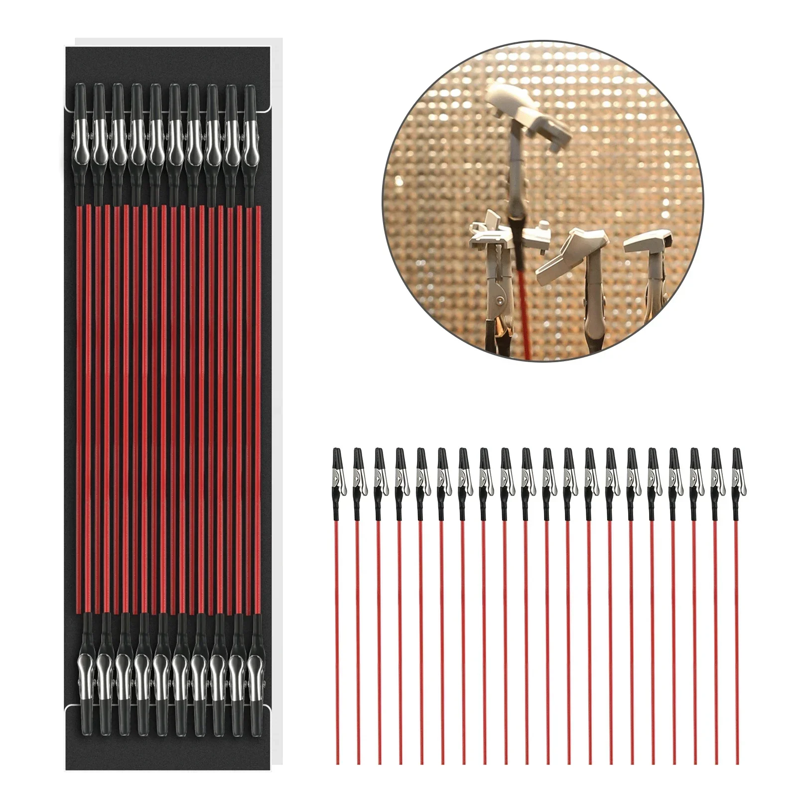 Dspiae DIY MPC-20 Painting Clips Model Coloring Tools Clamp Tools Model Spray Tools For  Model Kits Tool 20Pcs