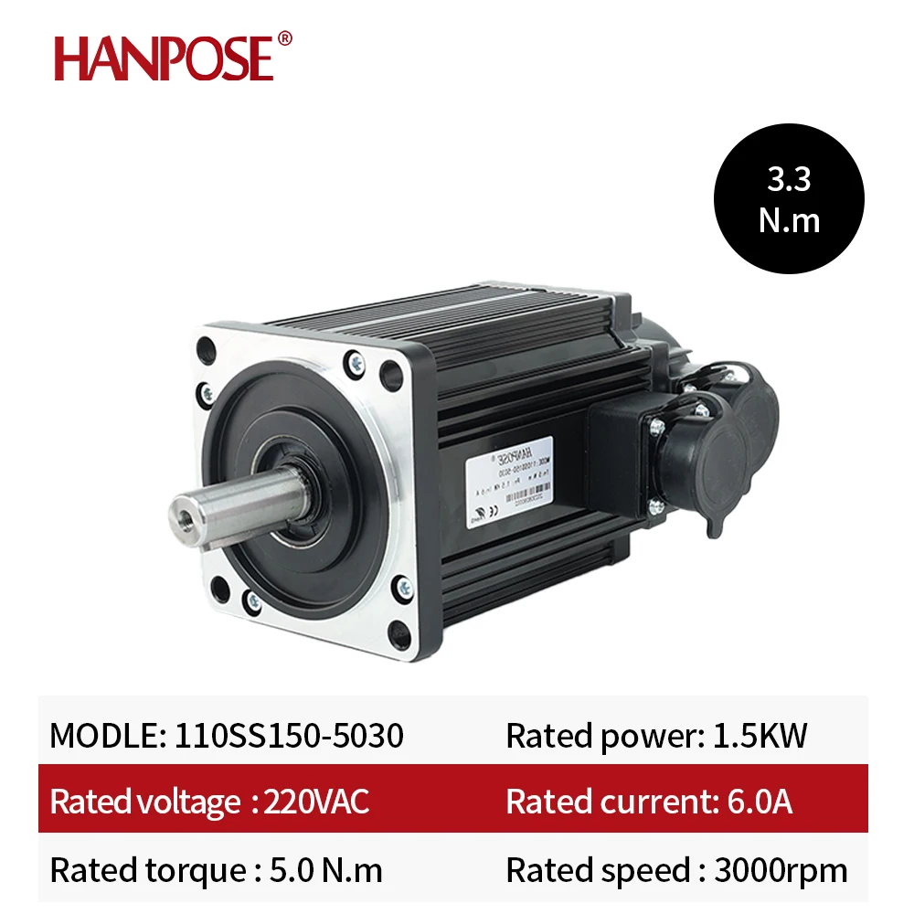 Imagem -02 - Jogo do Servo Motor da ca com Cabo Equipamento dos Instrumentos Médicos 3m Cnc 5n.m 6.0a Ac200240v Asd2200 110ss1505030 1.5kw