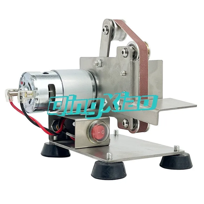 

Mini Belt Sander Small Electric Home DIY Knife Sharpening Tool Surface Grinder Multifunctional Desktop Commercial Burr Grinder