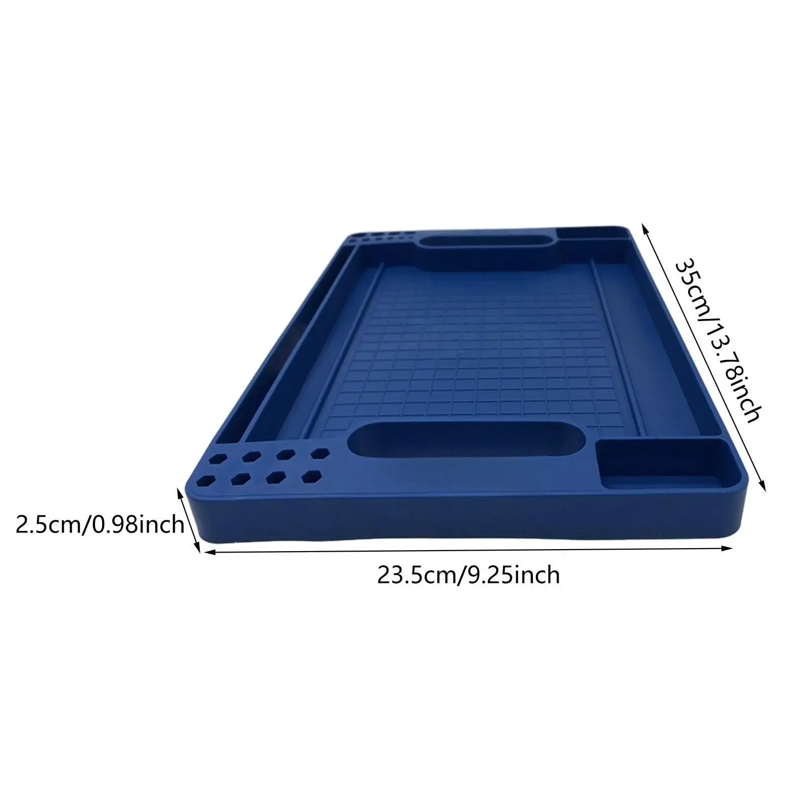 Silicone Tool Organizer Tray Heat Resistant Non Slip Mat for Garage Tool Arrangement and Storage