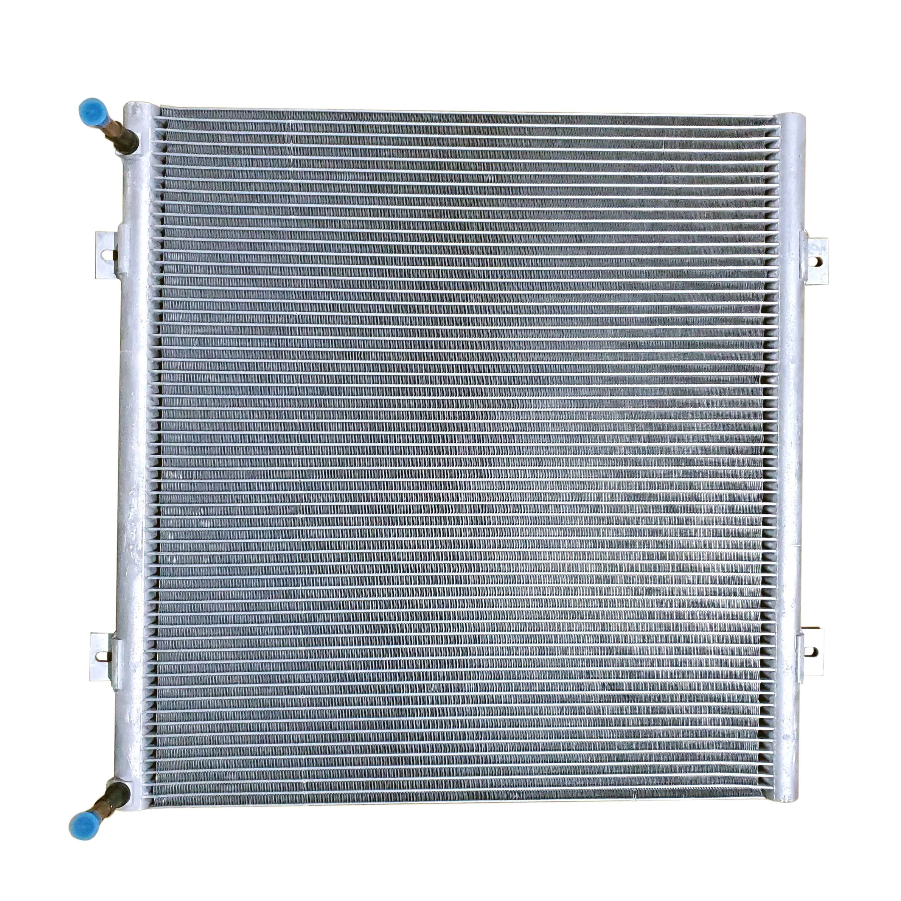OEM custom aluminum microchannel condenser fin small microchannel plate heat exchanger