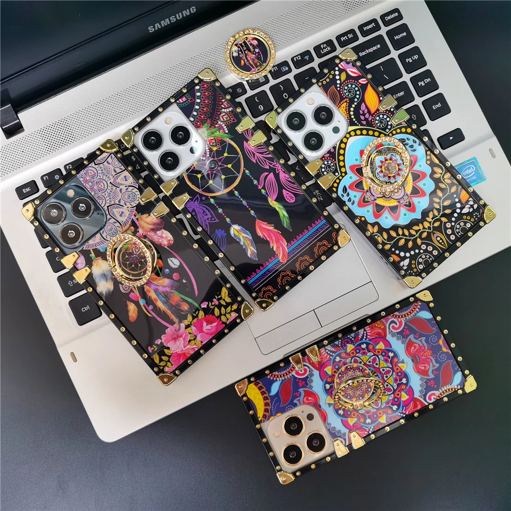 Moda glitter capa de telefone para google pixel 8 pro pixel 6 pro 6a colorido pena flor padrão caso para google pixel 7 pro 7a