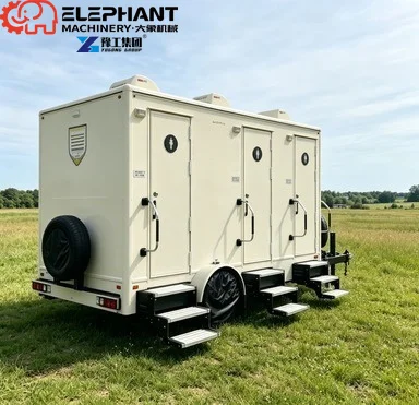 Convenient Portable Washroom Trailer Vip Mobile Camping Caravan Shower Bathroom Outdoor Container Travel Trailer Toilets