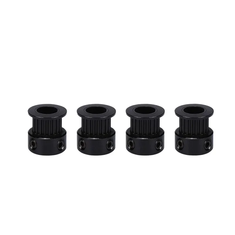 Black Timing Pulley 20 Tooth 6mm Belt Width 5mm Bore for 3D Printers Compatible with Ender 3 Ender 5 CR-10 GT2